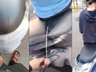 Thanh niên vạch quần ra đái vô chị em